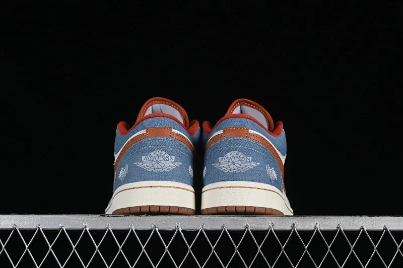 All categories Air Jordan Jordan series basketball shoes Air Jordan 1 Low G version pure original Air Jordan 1 Low "Multi-Color" AJ1 Joe 1 blue denim low-top cultural casual sneakers FZ5045-091
